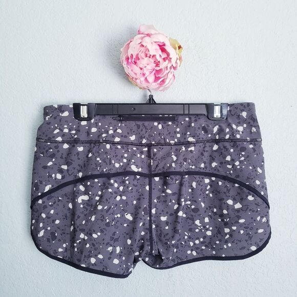 Smartwool Merino Wool Breathable Lined Athletic Shorts in black composite print - Picture 5 of 8